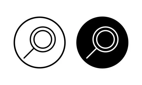 Search icon vector illustration. search magnifying glass sign and symbol 스톡 일러스트