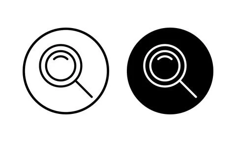 Search icon vector illustration. search magnifying glass sign and symbol 스톡 일러스트