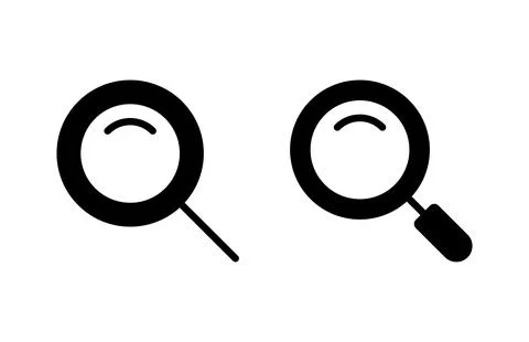 Search icon vector illustration. search magnifying glass sign and symbol Illustrazione stock