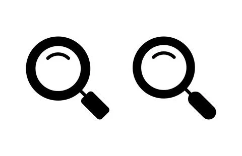 Search icon vector illustration. search magnifying glass sign and symbol Illustrazione stock
