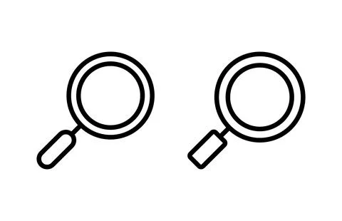 Search icon vector illustration. search magnifying glass sign and symbol Illustrazione stock