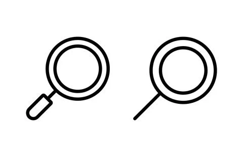 Search icon vector illustration. search magnifying glass sign and symbol Illustrazione stock