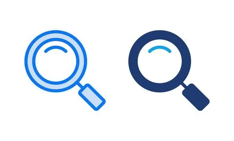 Search icon vector illustration. search magnifying glass sign and symbol Stockillustratie