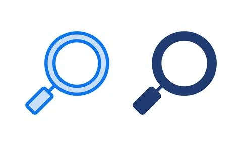 Search icon vector illustration. search magnifying glass sign and symbol Stockillustratie