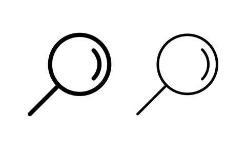 Search icon vector. search magnifying glass sign and symbol Stock Illustration