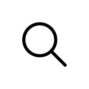 Search icon vector. search magnifying glass icon Illustrazione stock
