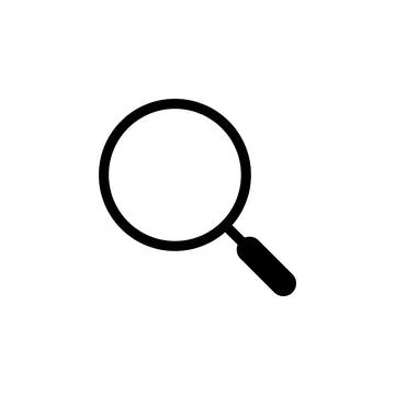 Search icon vector. search magnifying glass icon Stock Illustration