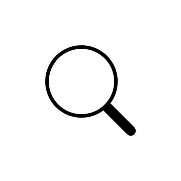 Search icon vector. search magnifying glass icon Illustrazione stock