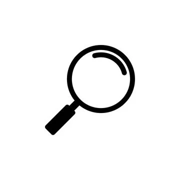 Search icon vector. search magnifying glass icon Stock Illustration