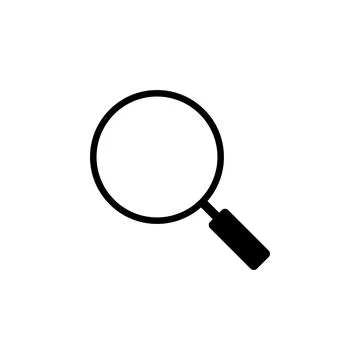 Search icon vector. search magnifying glass icon Stock Illustration