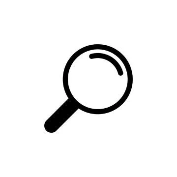 Search icon vector. search magnifying glass icon Stock Illustration