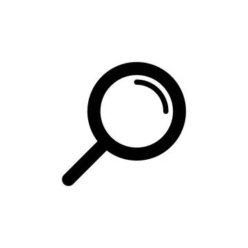 Search icon vector. search magnifying glass icon Illustrazione stock