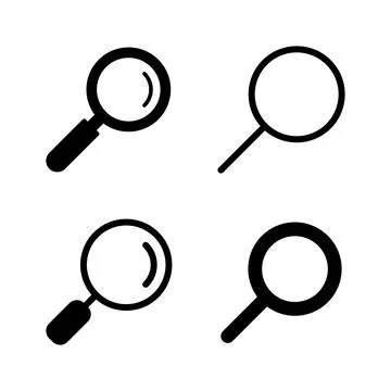Search icon vector. search magnifying glass sign and symbol Illustrazione stock