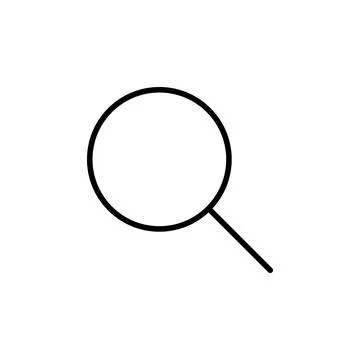 Search icon vector. search magnifying glass icon Illustrazione stock