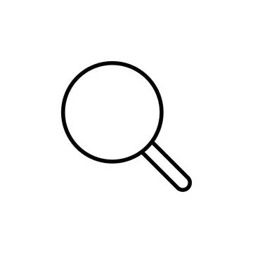 Search icon vector. search magnifying glass icon Illustrazione stock