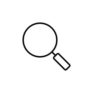 Search icon vector. search magnifying glass icon Illustrazione stock