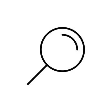 Search icon vector. search magnifying glass icon Stock Illustration