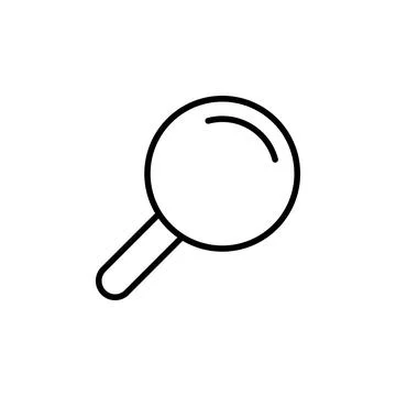 Search icon vector. search magnifying glass icon Stock Illustration