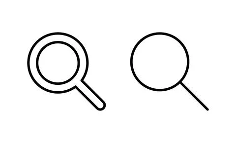 Search icon vector. search magnifying glass sign and symbol Illustrazione stock