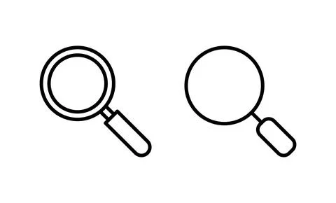 Search icon vector. search magnifying glass sign and symbol Illustrazione stock