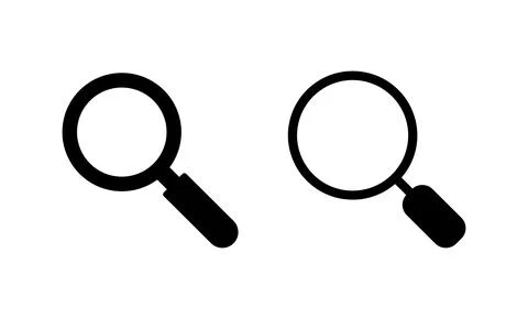 Search icon vector. search magnifying glass sign and symbol Illustrazione stock