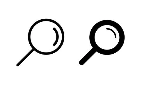 Search icon vector. search magnifying glass sign and symbol Illustrazione stock