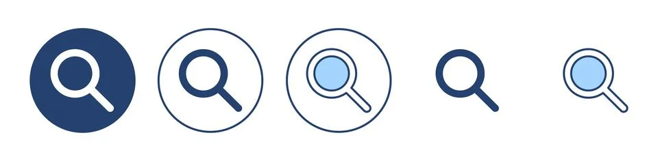 Search icon vector. search magnifying glass sign and symbol Illustrazione stock