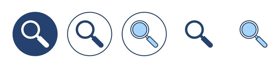 Search icon vector. search magnifying glass sign and symbol Illustrazione stock
