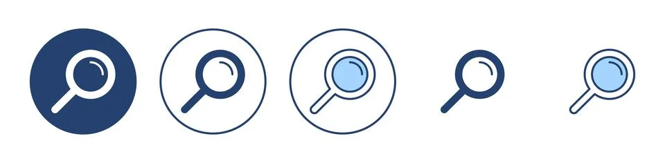 Search icon vector. search magnifying glass sign and symbol Stockillustratie
