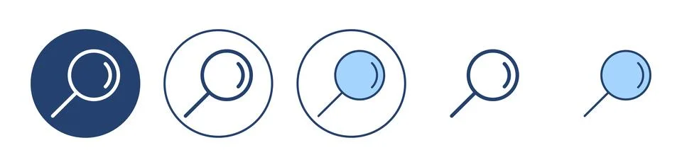 Search icon vector. search magnifying glass sign and symbol Stockillustratie