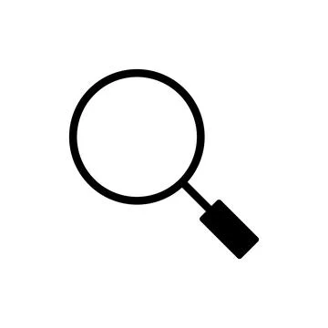 Search icon vector. search magnifying glass sign and symbol Stockillustratie