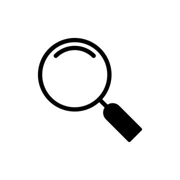Search icon vector. search magnifying glass sign and symbol イラスト素材