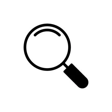 Search icon vector. search magnifying glass sign and symbol Stockillustratie