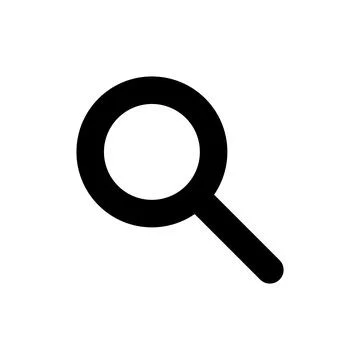 Search icon vector. search magnifying glass sign and symbol イラスト素材