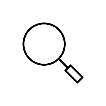 Search icon vector. search magnifying glass sign and symbol イラスト素材