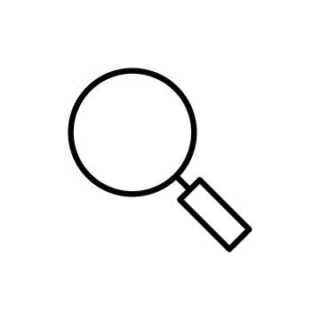 Search icon vector. search magnifying glass sign and symbol イラスト素材