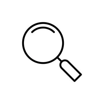 Search icon vector. search magnifying glass sign and symbol イラスト素材