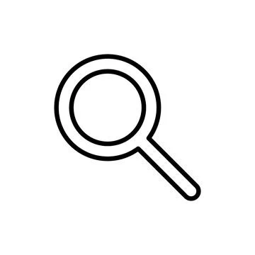 Search icon vector. search magnifying glass sign and symbol イラスト素材