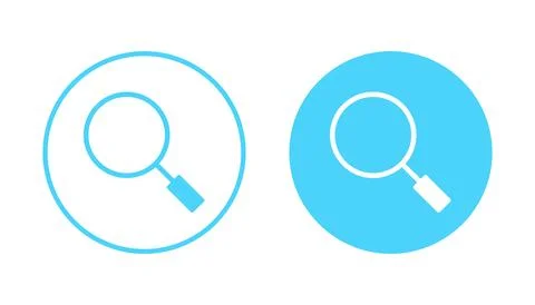 Search icon vector. search magnifying glass sign and symbol Illustrazione stock