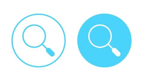 Search icon vector. search magnifying glass sign and symbol Illustrazione stock