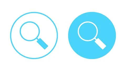 Search icon vector. search magnifying glass sign and symbol Illustrazione stock
