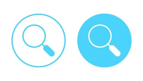 Search icon vector. search magnifying glass sign and symbol Illustrazione stock