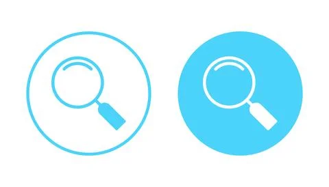 Search icon vector. search magnifying glass sign and symbol Illustrazione stock