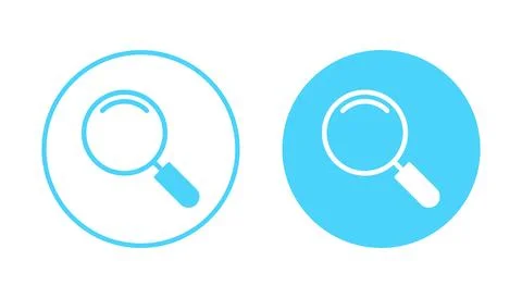 Search icon vector. search magnifying glass sign and symbol Stockillustratie