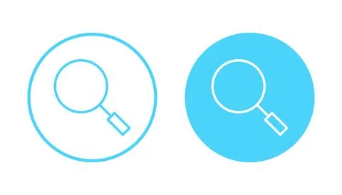 Search icon vector. search magnifying glass sign and symbol Stockillustratie