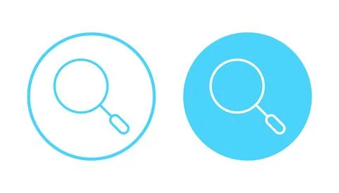 Search icon vector. search magnifying glass sign and symbol Stockillustratie