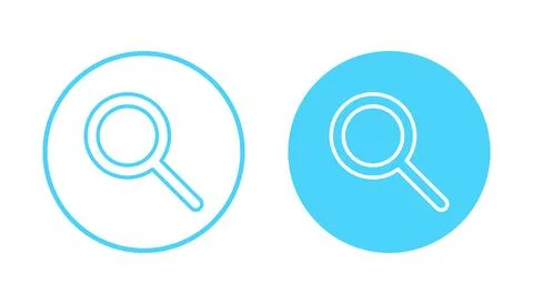 Search icon vector. search magnifying glass sign and symbol Stockillustratie