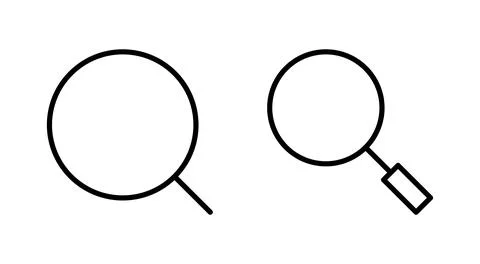 Search icon vector. search magnifying glass sign and symbol 스톡 일러스트