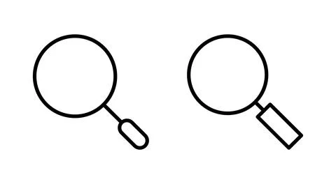 Search icon vector. search magnifying glass sign and symbol 스톡 일러스트