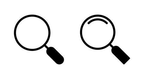 Search icon vector. search magnifying glass sign and symbol 스톡 일러스트